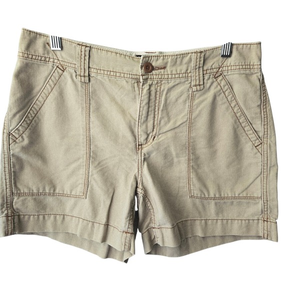Polo Jeans Co Ralph Lauren Pants - Polo Jeans Co Ralph Lauren Khaki Cargo Shorts Womens Size‎ 6 Cotton Utility